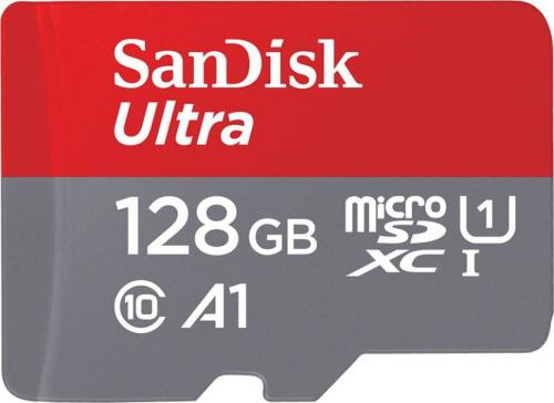 SanDisk Ultra 128 GB MicroSDXC Class 10 Memory Card